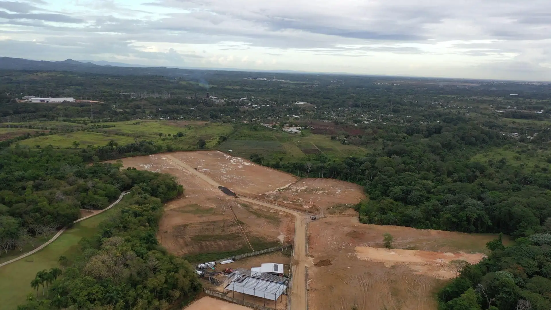 Panorámica — Terreno y entorno Parque Industrial Cayacoa
